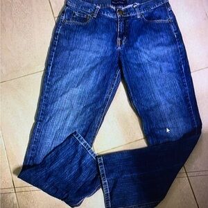 Bandolino Women's Straight Leg Jeans in Deep Blue